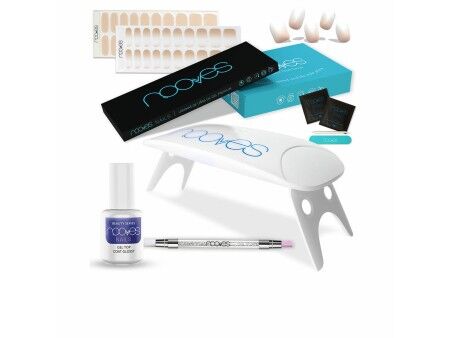Zestaw do Manicure Nooves Premium Beżowy Żelowe tipsy do paznokci 8 Części