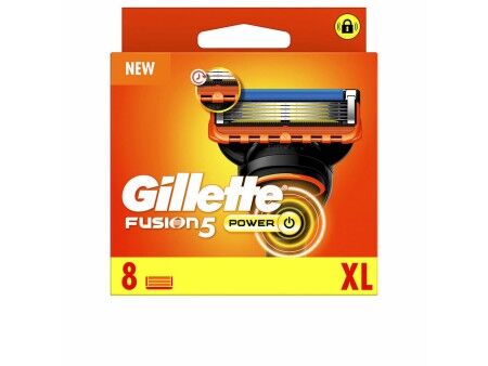 Maszynka do golenia Gillette Fusion 5 Power (8 Sztuk)