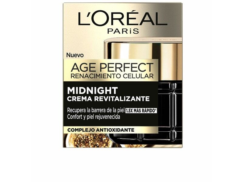 Krem na Noc Anti-Ageing L'Oreal Make Up Age Perfect Rewitalizujący 50 ml Krem na Noc Anti-Ageing L'Oreal Make Up Age Perfect Rewitalizujący 50 ml