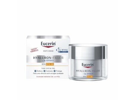 Krem Przeciwstarzeniowy na Dzień Eucerin Hyaluron Filler 3x Effect 50 ml SPF 30