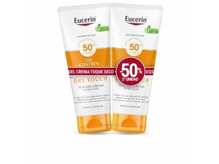 Żel Chroniący przed Słońcem Eucerin Sensitive Protect 50 ml x 2 Krem Suchy Spf 50