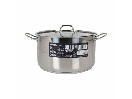 Garnek z Pokrywką Quttin Hotel Stal ø 30 x 17 cm (2 Sztuk)