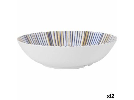 Miska do Sałatki La Mediterránea Irys Melamina 25 x 6,5 cm (12 Sztuk)