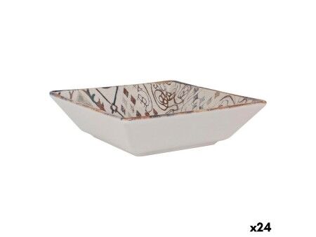 Miska do Sałatki La Mediterránea Grecia Porcelana 18 x 18 x 5 cm (24 Sztuk)
