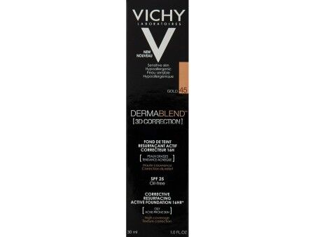 Płynny Podkład do Twarzy Vichy Dermablend D Correction 45-gold Nº 45-gold (30 ml)