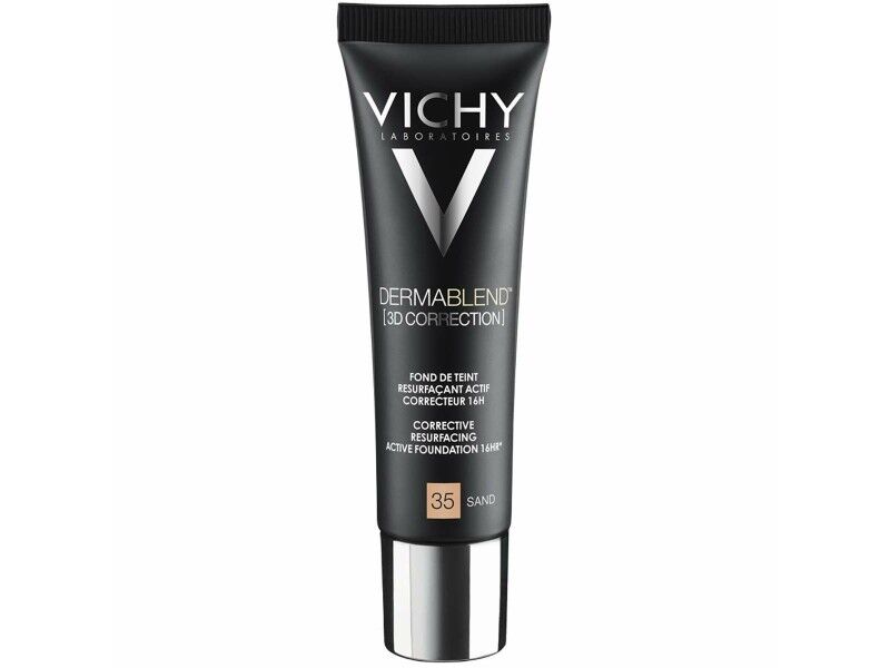 Płynny Podkład do Twarzy Vichy Dermablend 3D Correction 30 ml Spf 25 Nº 35 Sand Płynny Podkład do Twarzy Vichy Dermablend 3D Correction 30 ml Spf 25 Nº 35 Sand