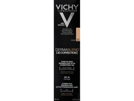 Płynny Podkład do Twarzy Vichy Dermablend 3D Correction 30 ml Spf 25 Nº 35 Sand