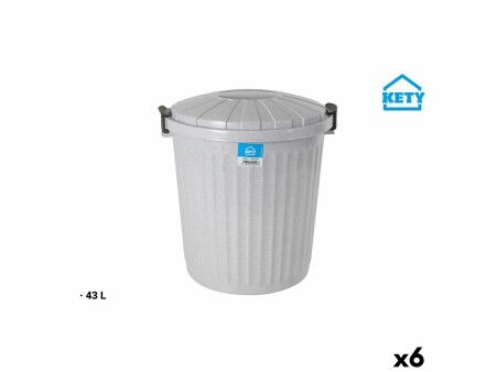 Kosz na Śmieci 43 L (6 Sztuk)