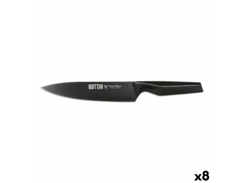 Nóż kuchenny Quttin Black Edition 20 cm (8 Sztuk)