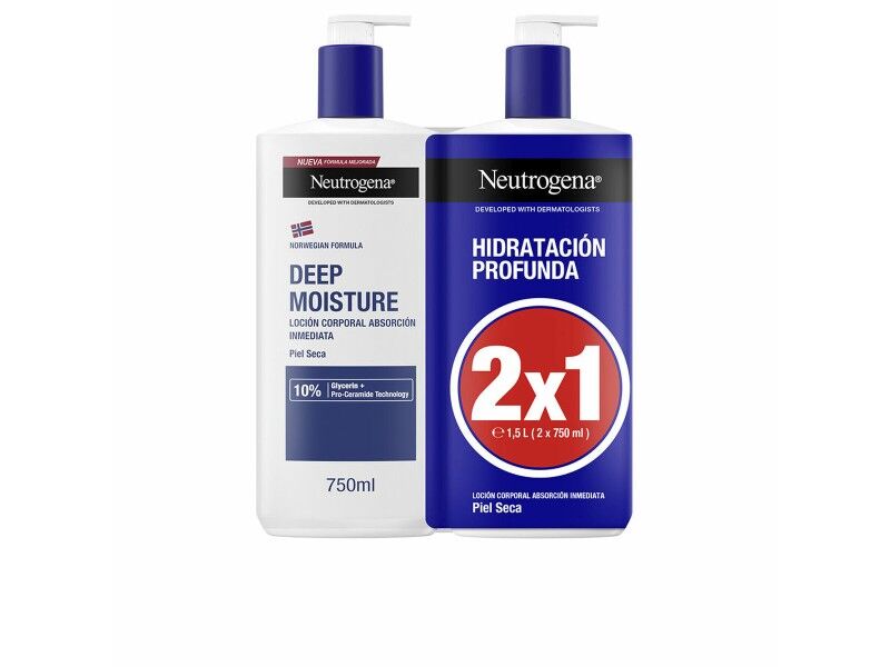 Balsam do Ciała Neutrogena NEUTROGENA HIDRATACIÓN PROFUNDA 750 ml x 2