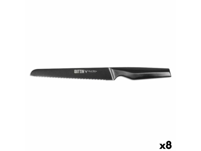 Nóż do chleba Quttin Black Edition 8 Sztuk 20 cm