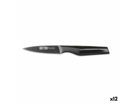 Nóż Obierak Quttin Black Edition 10,5 cm 1,8 mm (12 Sztuk)