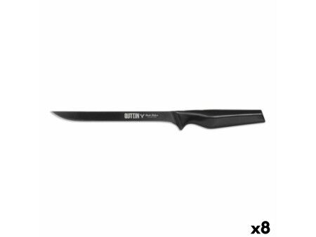Nóż do Szynki Quttin Black Edition 16 cm 8 Sztuk
