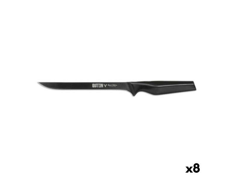 Nóż do Szynki Quttin Black Edition 16 cm 8 Sztuk