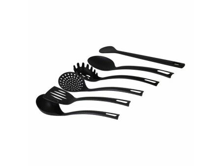Zestaw przyrządów kuchennych Quttin Quttin Czarny (6 Części) (8 Sztuk) (6 pcs)