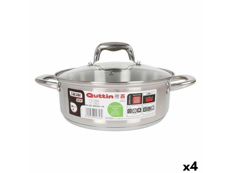 Garnek z Pokrywką Quttin 139505 (ø 24 cm)