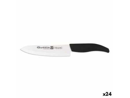 Nóż kuchenny Quttin   Ceramika Czarny 15 cm 1,8 mm (24 Sztuk)