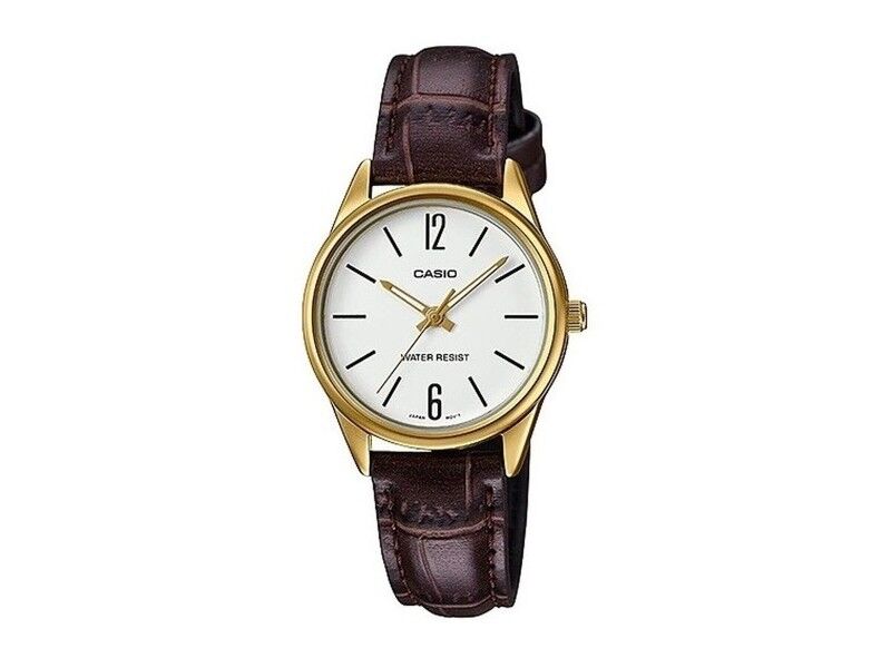 Zegarek Damski Casio 3H LADY LEATHER - WHITE (Ø 28 mm)
