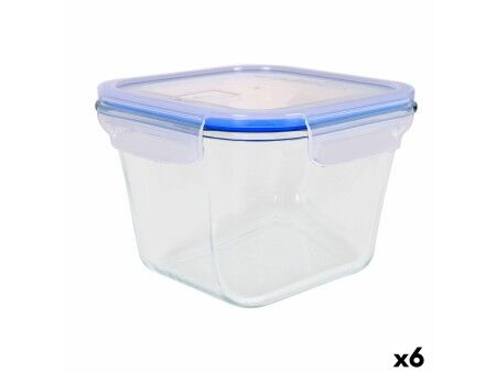 Pojemnik na Lunch Quttin Kwadratowy 1,8 L (6 Sztuk)
