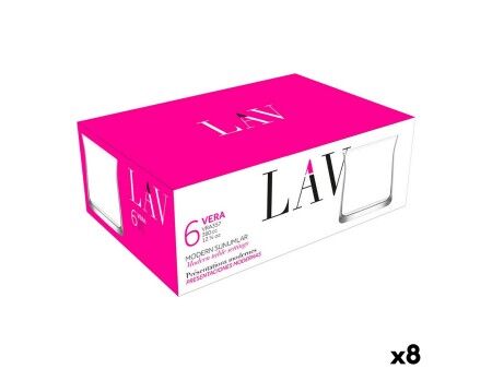 Zestaw kieliszków LAV Vera 360 ml 6 Części (8 Sztuk)