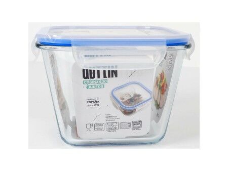 Pojemnik na Lunch Quttin Kwadratowy 1,8 L (6 Sztuk)