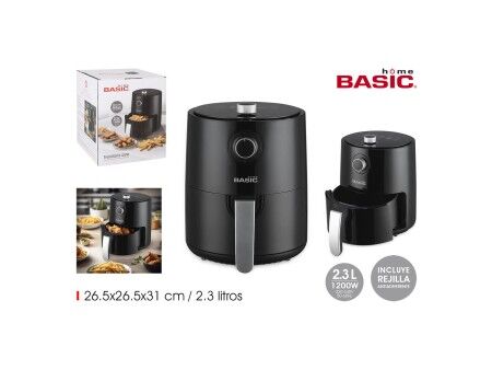 Frytkownica na gorące powietrze Basic Home Czarny 1200 W 2,3 L
