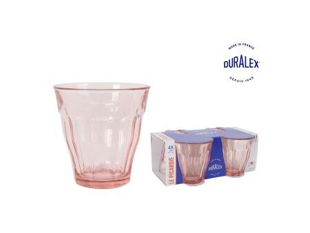 Zestaw kieliszków Duralex Picardie Różowy 250 ml 4 Części (12 Sztuk)