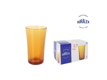 Zestaw kieliszków Duralex Lys Bursztyn 280 ml 6 Części (12 Sztuk)