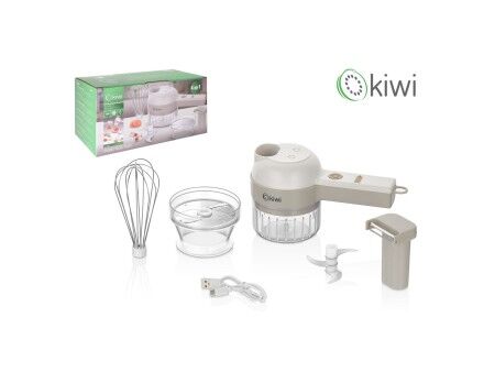Przenośny i Bezprzewodowy Mini Rozdrabniacz-Szatkownica Kiwi 200 ml (6 Sztuk)