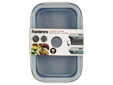 Pojemnik na Lunch Kinvara CH19130-2 Szary Przezroczysty ABS 800 ml (6 Sztuk)
