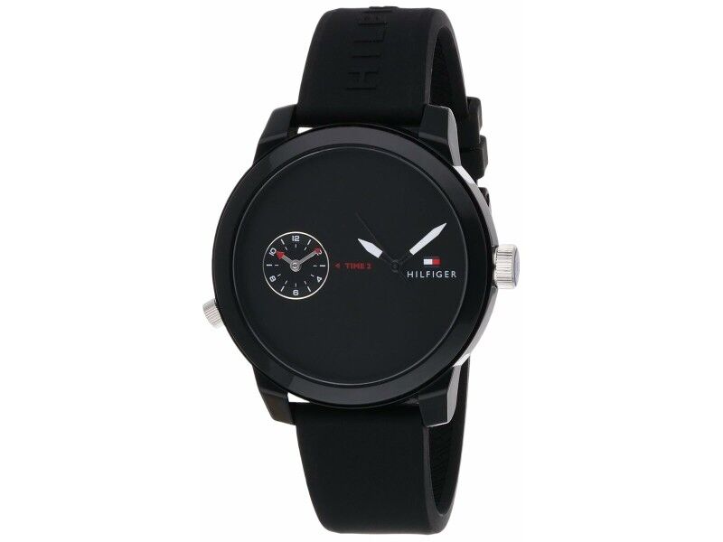 Zegarek Męski Tommy Hilfiger DENIM Czarny (Ø 44 mm)
