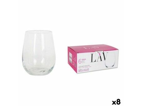 Zestaw kieliszków LAV 77821 6 Części (8 Sztuk) (360 ml)