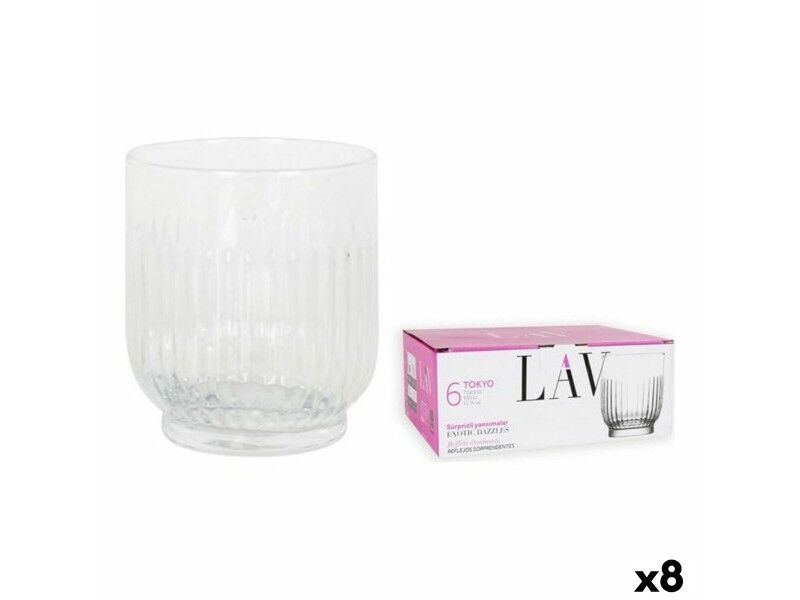Zestaw kieliszków LAV 144877 6 Części (8 Sztuk) (330 ml)