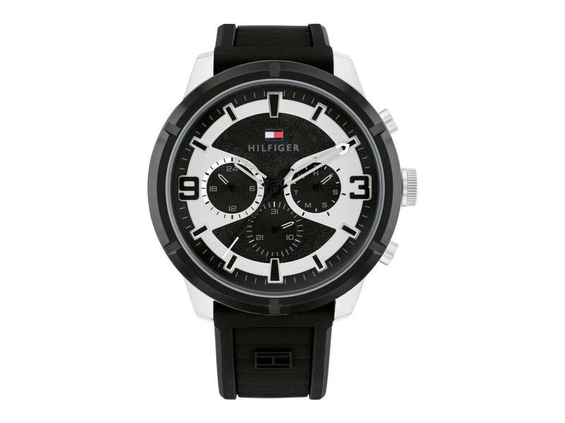 Zegarek Męski Tommy Hilfiger 1792074 Czarny (Ø 45 mm)
