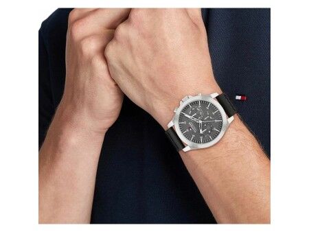 Zegarek Męski Tommy Hilfiger 1710521 Czarny (Ø 46 mm)