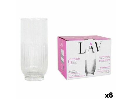 Zestaw kieliszków LAV 144946 6 Części (8 Sztuk) (395 ml)