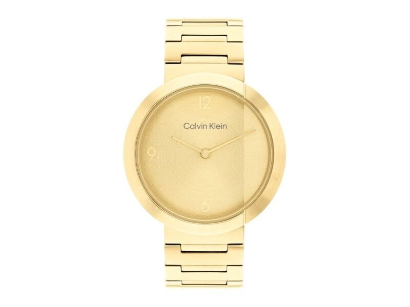 Zegarek Męski Calvin Klein 25200290 Złoty (Ø 30 mm)