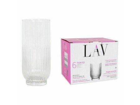 Zestaw kieliszków LAV 144946 6 Części (8 Sztuk) (395 ml)