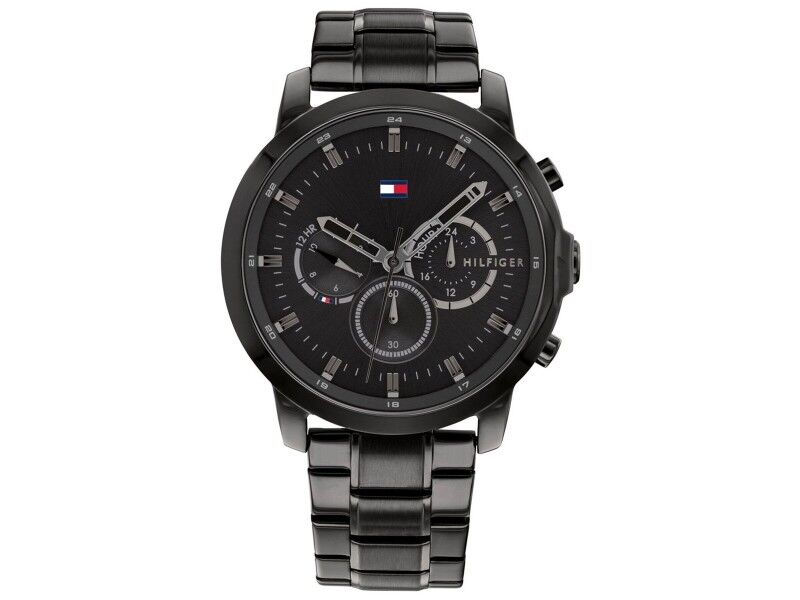 Zegarek Męski Tommy Hilfiger 1791795 Czarny (Ø 46 mm)