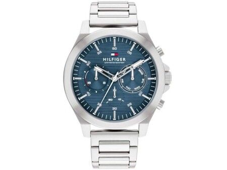 Zegarek Męski Tommy Hilfiger 1710518 Srebrzysty (Ø 46 mm)