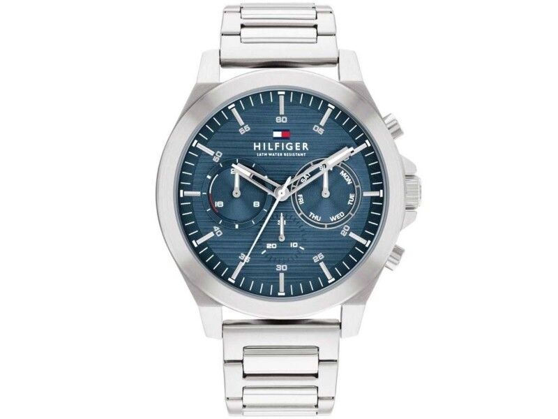 Zegarek Męski Tommy Hilfiger 1710518 Srebrzysty (Ø 46 mm)