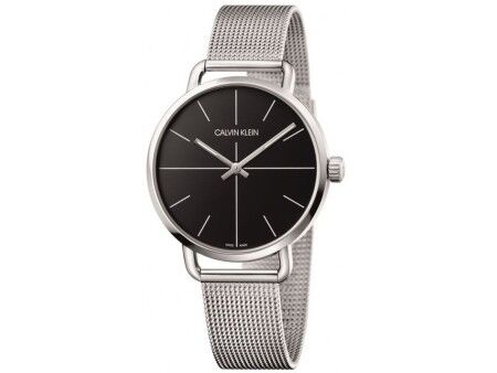 Zegarek Męski Calvin Klein K7B21121 Czarny Srebrzysty