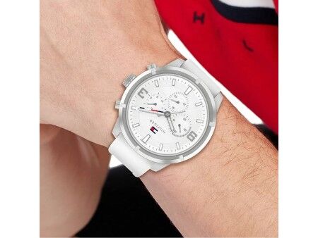 Zegarek Męski Tommy Hilfiger 1792072 Srebrzysty (Ø 45 mm)