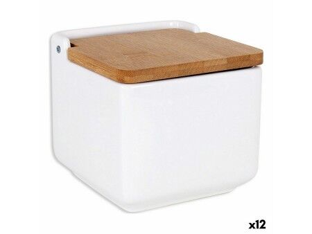 Solniczka z pokrywką La Mediterránea Bambus 13 x 13 x 12,5 cm (12 Sztuk)