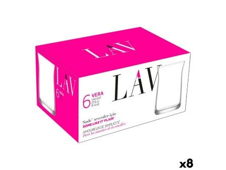 Zestaw kieliszków LAV Vera 275 ml 6 Części (8 Sztuk)