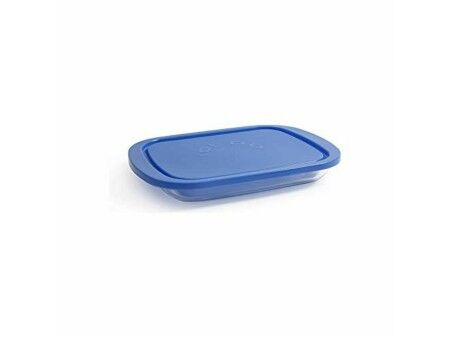 Pojemnik na Lunch Borgonovo Igloo Niebieski Prostokątny 800 ml 26 x 18,5 x 3,4 cm (12 Sztuk) (26 x 18,5 x 3,4 cm)