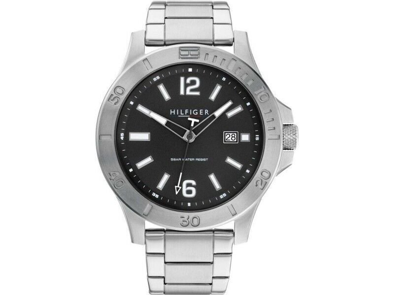 Zegarek Męski Tommy Hilfiger 1791995 Srebrzysty (Ø 46 mm)