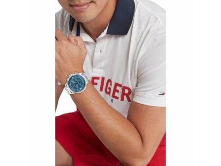 Zegarek Męski Tommy Hilfiger 1792077 Srebrzysty (Ø 38 mm) (Ø 44 mm)