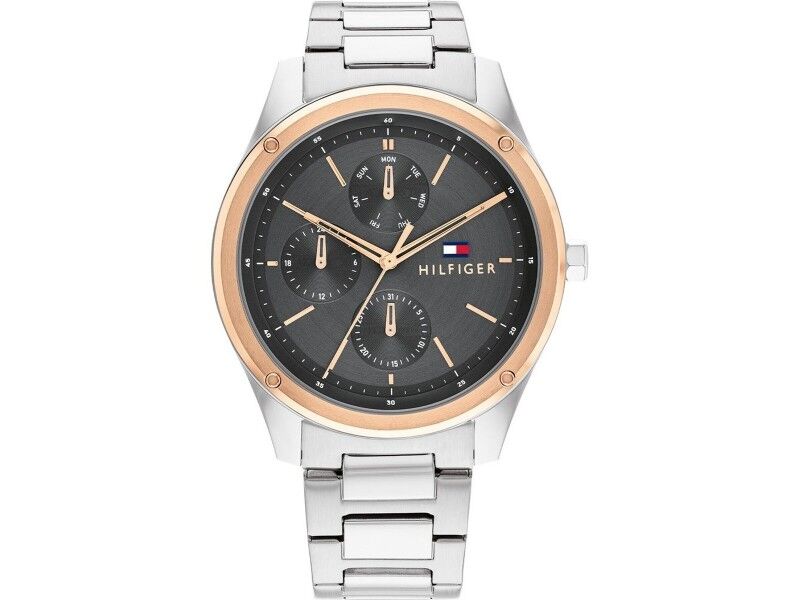 Zegarek Męski Tommy Hilfiger 1710541 Srebrzysty (Ø 43 mm)