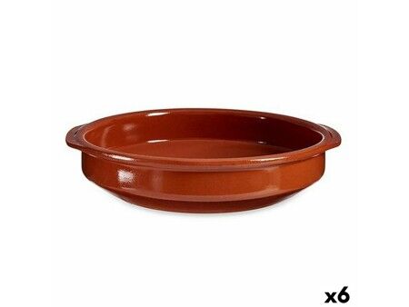 Garnek 0136 Miód Terakota 38 x 7 x 36 cm (6 Sztuk)
